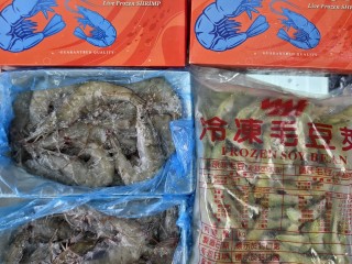 有氧蝦2盒送毛豆莢1公斤