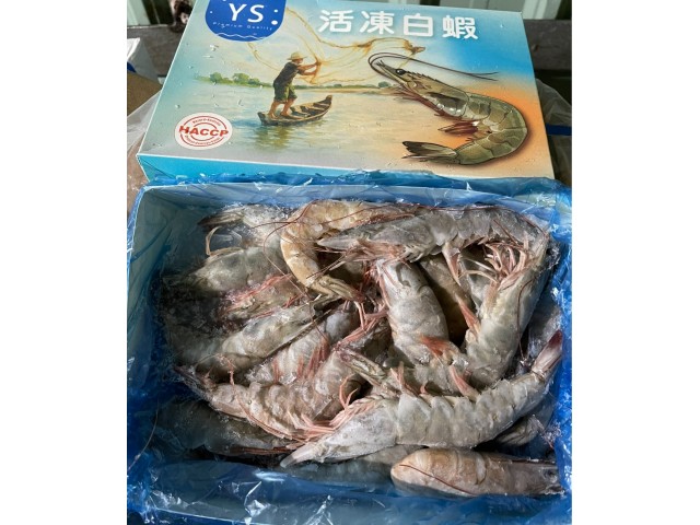 超鮮活凍大白蝦2盒/送蝦枝花丸1包（加碼更大盒）