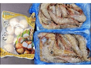 黑太陽蝦2盒+蝦枝花丸一包