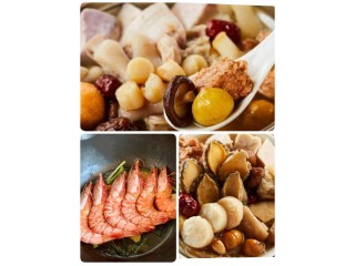 增量袋裝佛跳牆+佛跳牆1鍋（送5顆鮑魚）+草蝦1盒